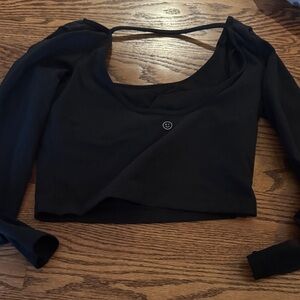 Black Women's Gilly Hicks Long Sleeve Top